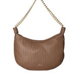Zelia Nova Borsa a spalla da donna Vera pelle 03818-S11 TAUPE SCURO Chiara Ferretti