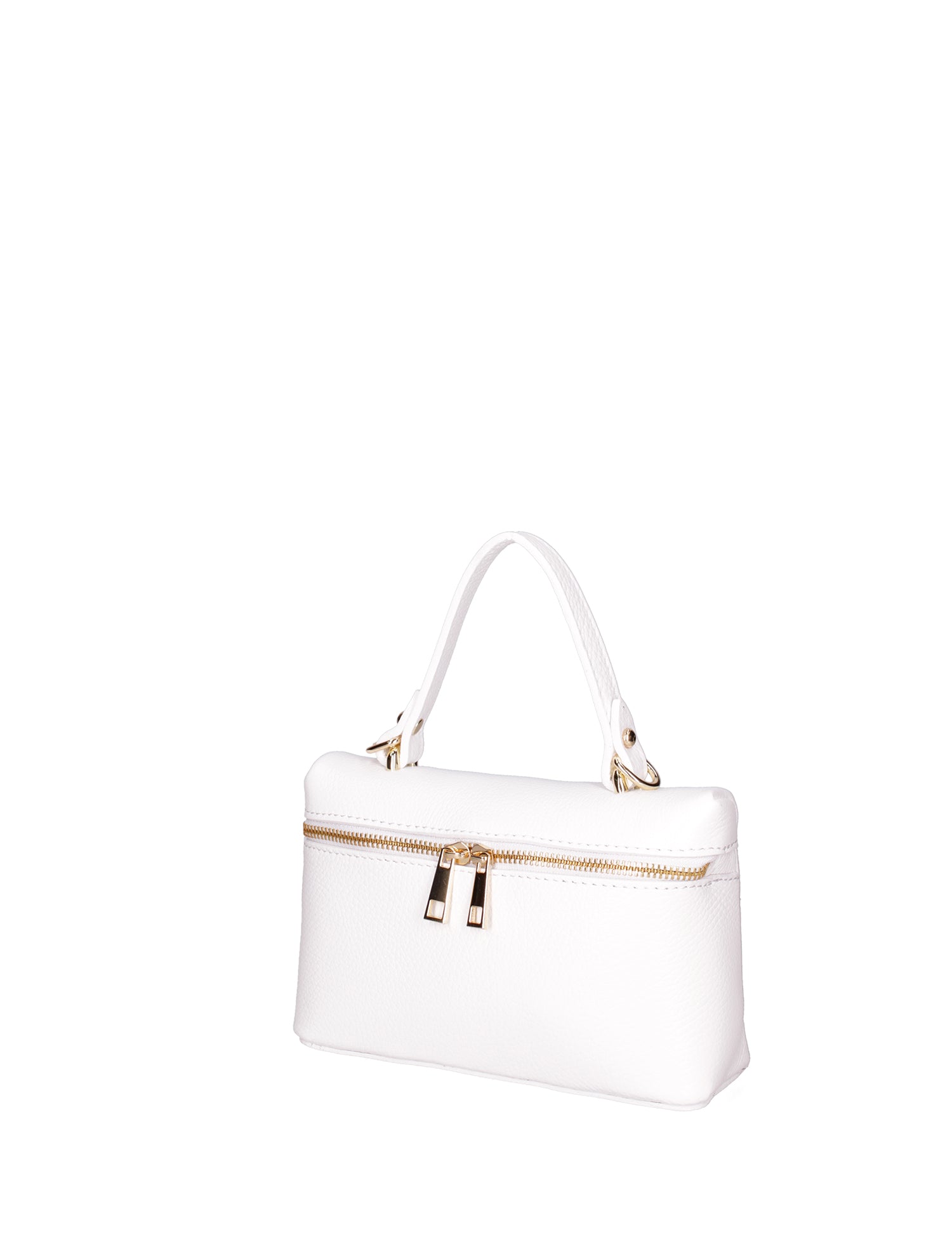 Borsa a mano da donna Vera pelle 07160-D01 BIANCO Roberta Rossi