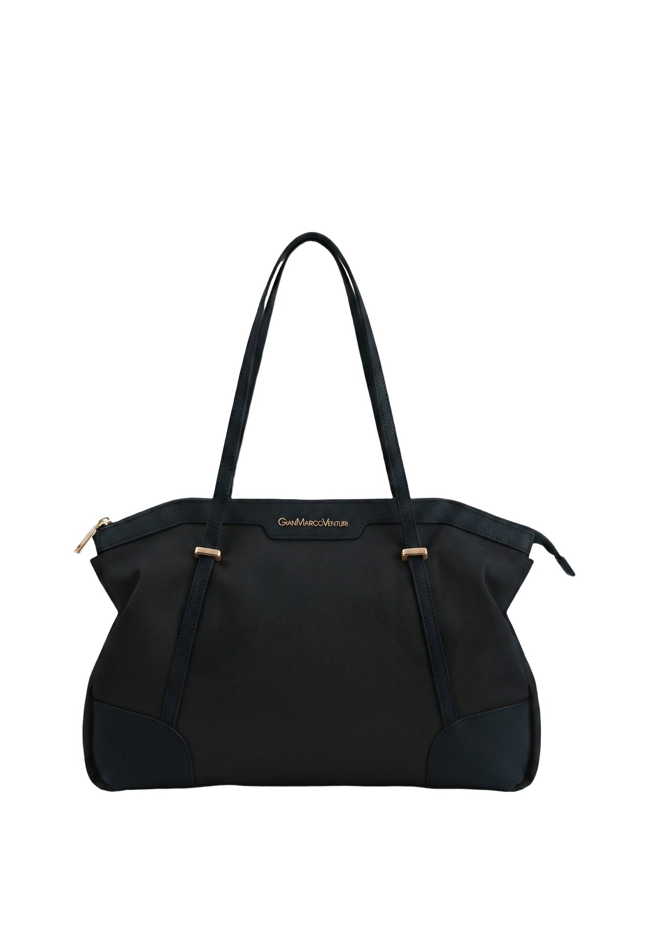 Borsa a Spalla in Pvc Nero
