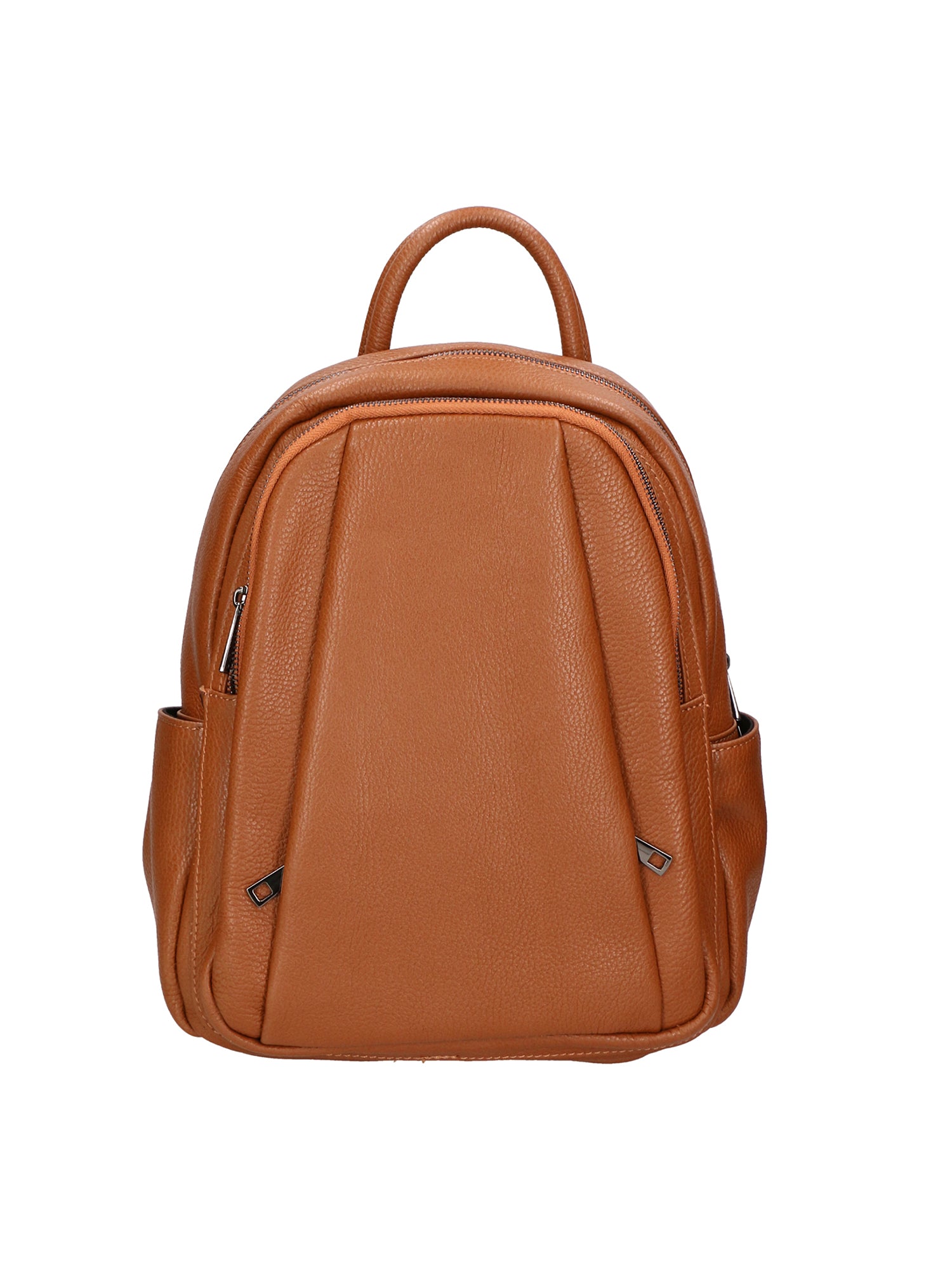 Vida Borsa in Vera Pelle Cuoio Scuro Chiara Ferretti
