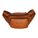 Marsupio da uomo in vera pelle Casual HILB-3044-CUOIO Hill Burry