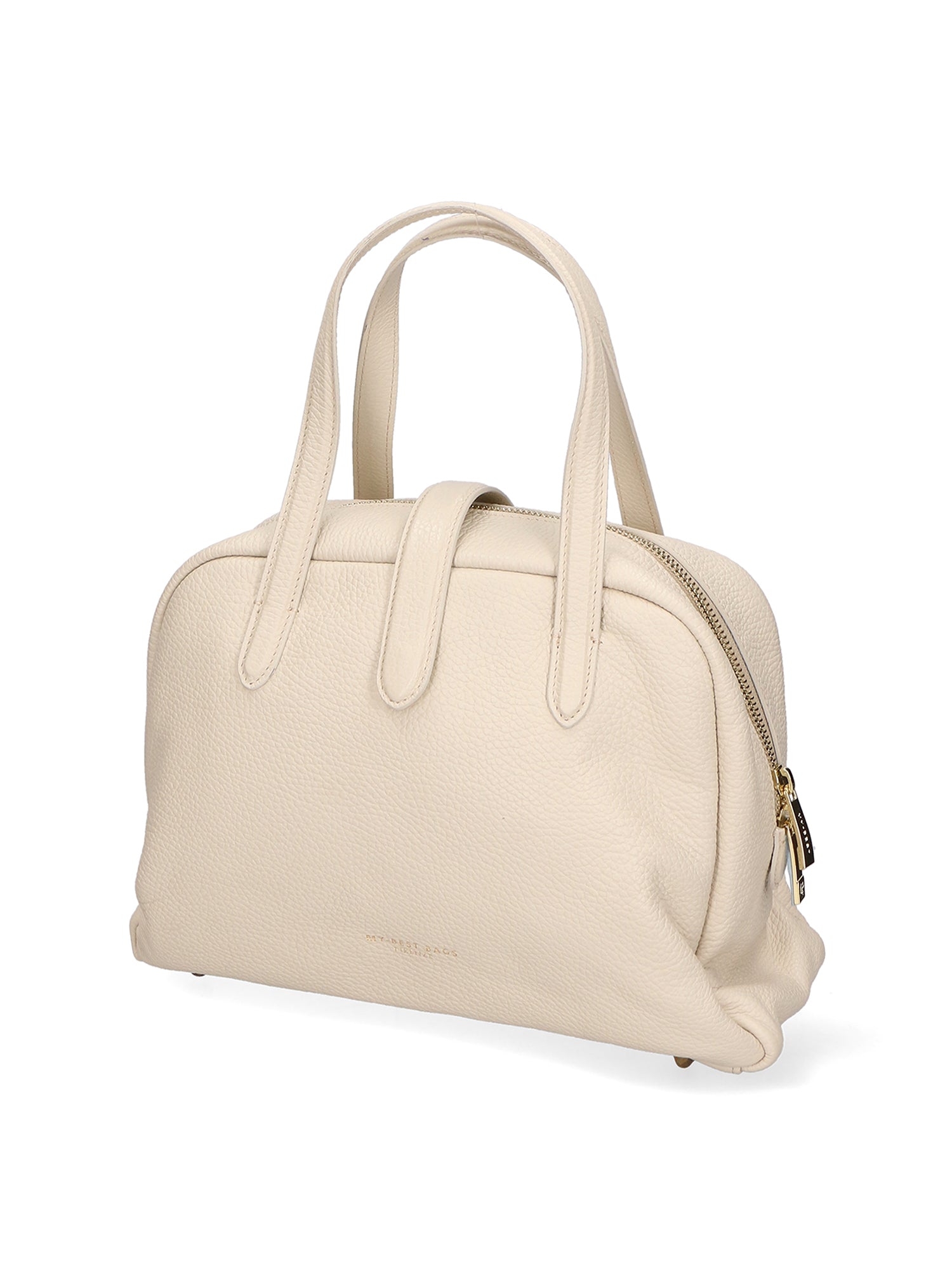 Borsa a mano da donna 100% vera pelle MYB-7025-SS-D37 LATTE My Best Bag