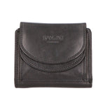 Portafoglio unisex vera pelle Made in Italy Vacchetta Ingrassata SN2827947-BLACK Santini Firenze