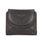 Portafoglio unisex vera pelle Made in Italy Vacchetta Ingrassata SN2827947-BLACK Santini Firenze
