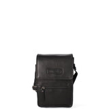Borsa a tracolla uomo in vera pelle RFID HILB-2632-NERO Hill Burry