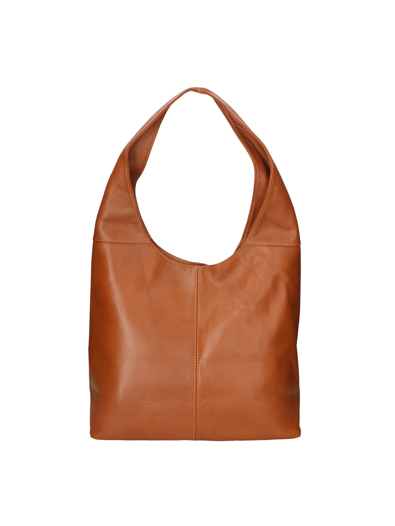 Coco Borsa a spalla da donna Vera pelle 6170-S17 CUOIO SCURO Gave Lux