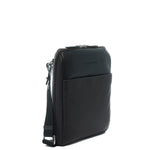 MO-32DO-BLACK Borsa a tracolla uomo in vera pelle Momo Design
