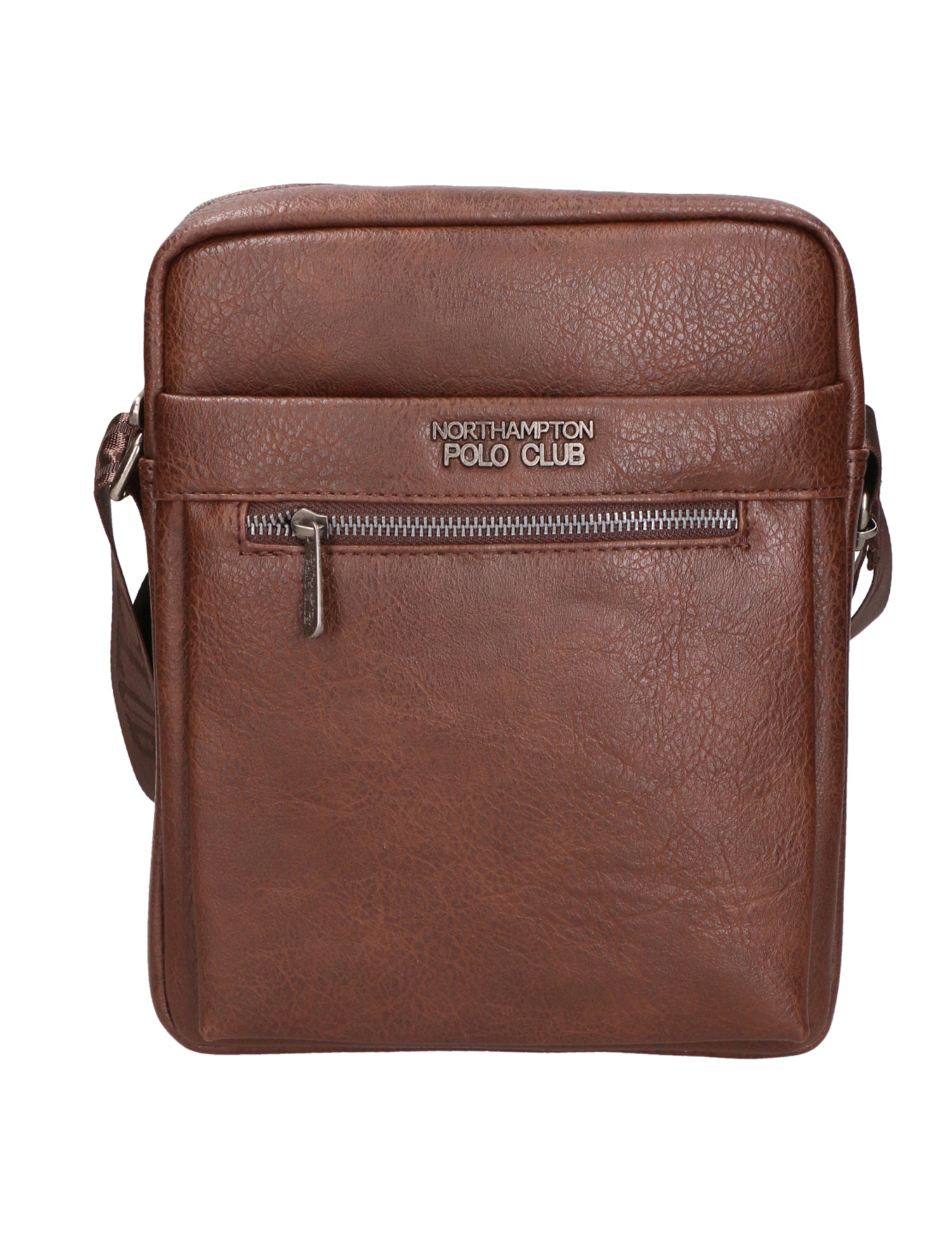 Borsa a tracolla uomo 100% pelle PU PCL3003-COFFEE Northampton Polo Club