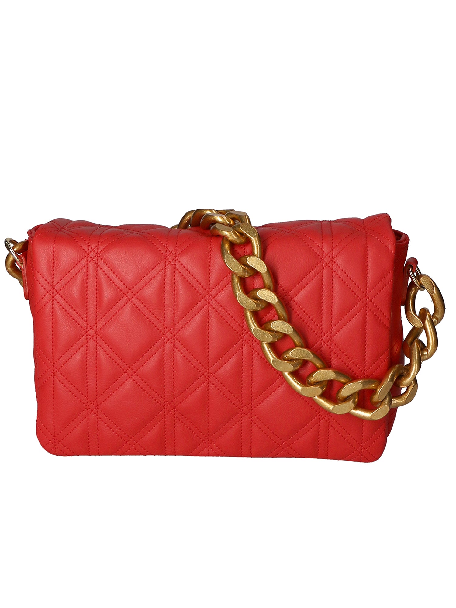 Aurélia Borsa a spalla da donna Vera pelle 04542-S58 ROSSO FUOCO Gave Lux
