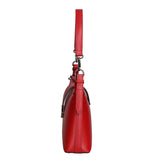 Aurelia Borsa a spalla da donna Vera pelle 05694-PL08 ROSSO Gave Lux