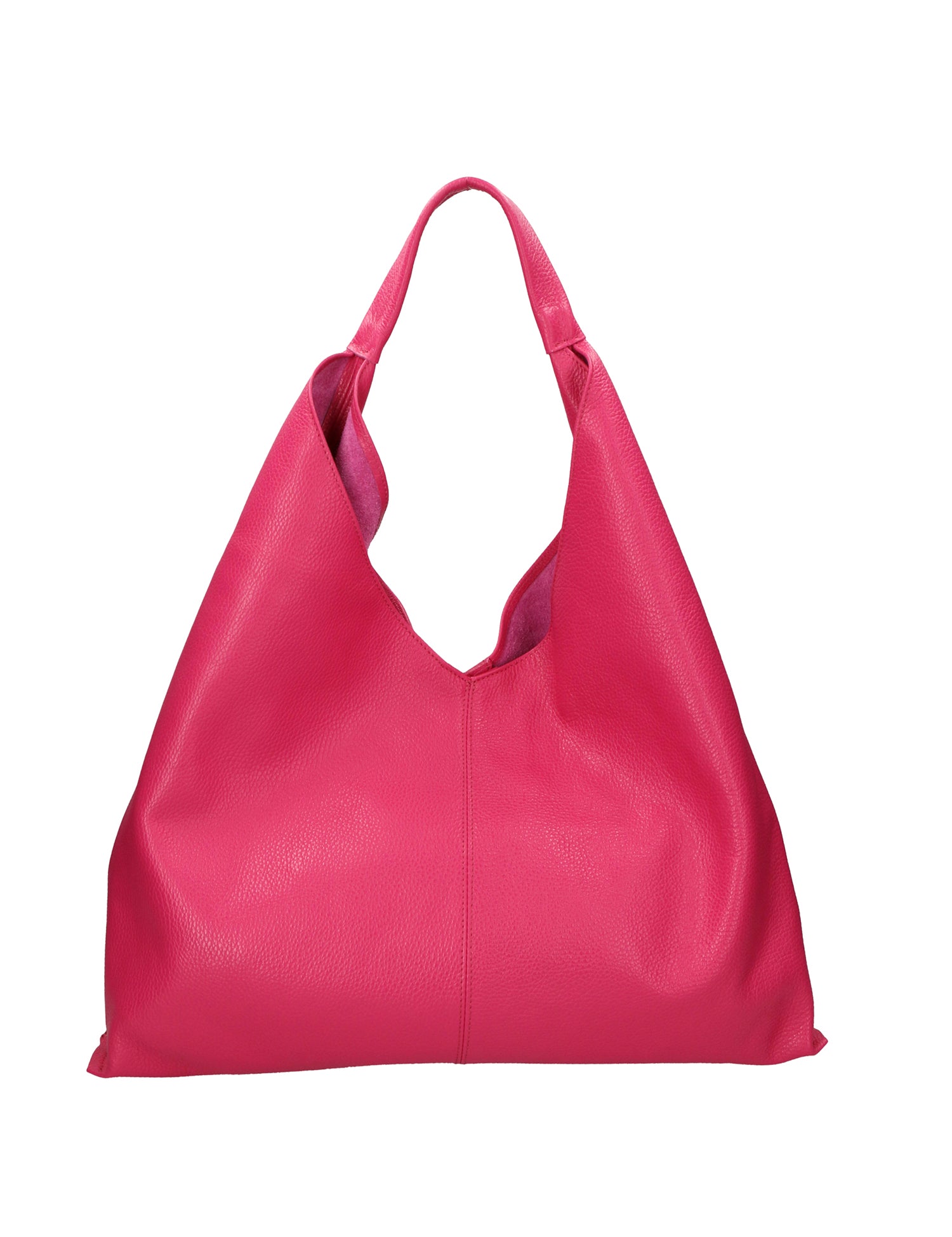 Ginger Borsa a spalla da donna Vera pelle 05788-D02 FUXIA Gave Lux