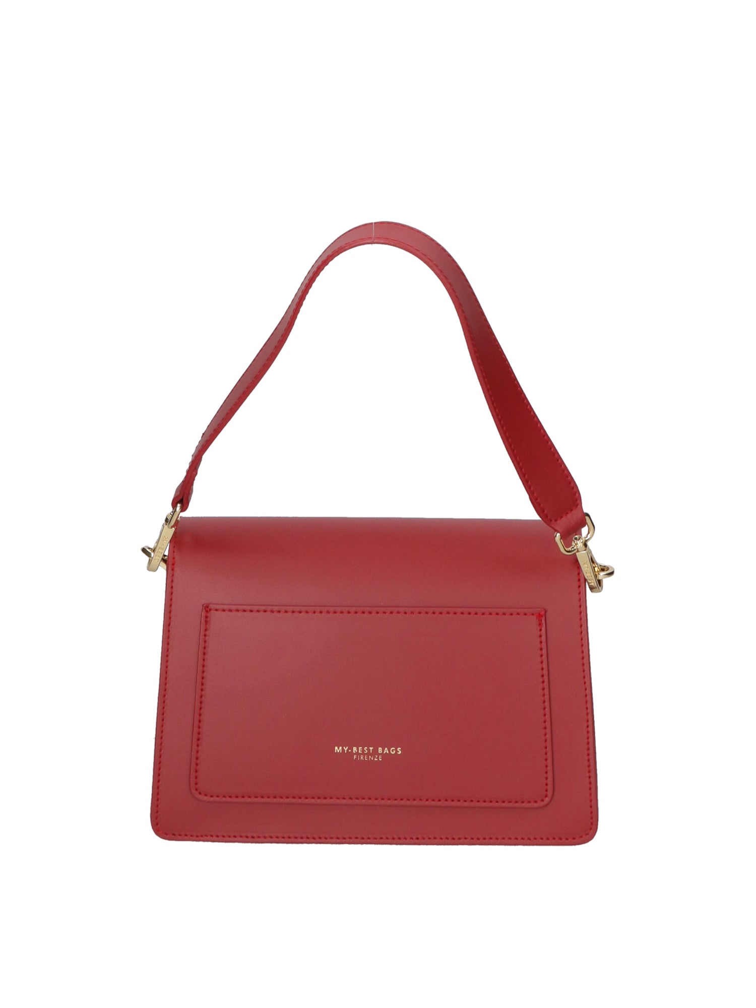 Borsa a spalla da donna Vera pelle MYB-8008-FW-L130 RUBINO My Best Bag