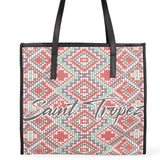 Mirabilia Borsa a mano donna Tela + Vera Pelle 5370-6-NERO Gave Lux