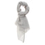 Stefania L2021-GRIGIO CHIARO Foulard unisex Cotone e Seta Gave Lux