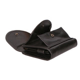 Portafoglio unisex vera pelle Made in Italy Vacchetta Ingrassata SN2827947-BLACK Santini Firenze
