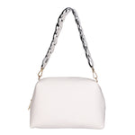 Livia Borsa a spalla da donna Vera pelle 06443-BIANCO Gave Lux