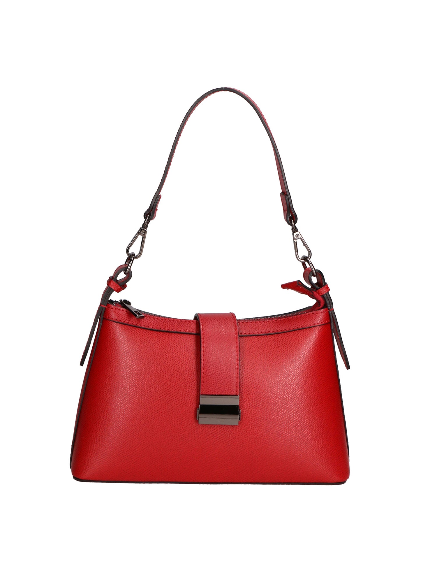Aurelia Borsa a spalla da donna Vera pelle 05694-PL08 ROSSO Gave Lux