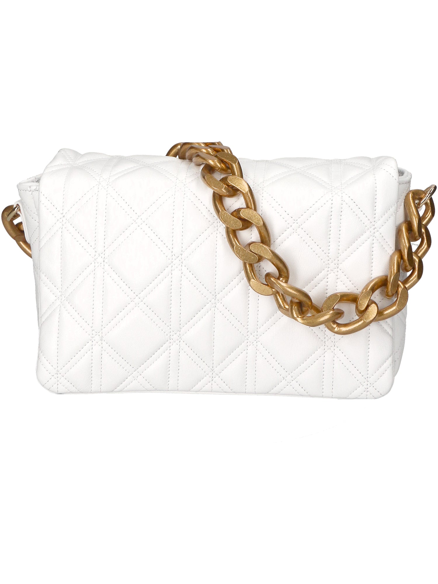 Aurélia Borsa a spalla da donna Vera pelle 04542-S01 BIANCO Gave Lux