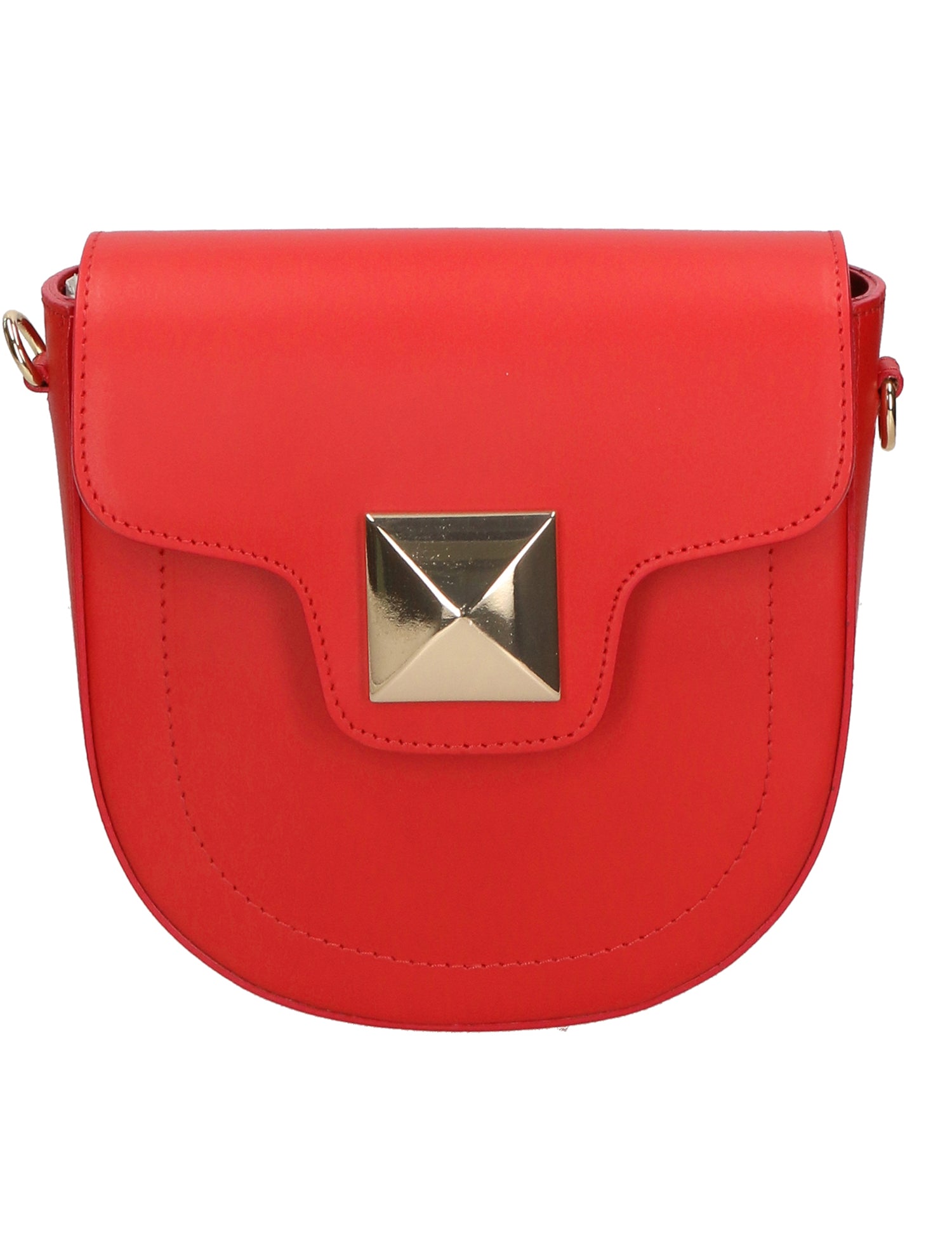 Calista Borsa a tracolla da donna Vera pelle 06014-L214 ROSSO Gave Lux