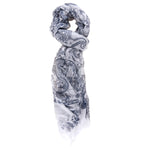 Cotone e Seta L1014-BIANCO Foulard unisex Selene Gave Lux