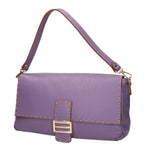 Walda Borsa a spalla da donna Vera pelle 06868-D87 VIOLET Gave Lux