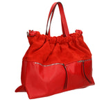 Firenze Borsa a mano da donna Vera pelle 01838-D08 ROSSO RED Gave Lux