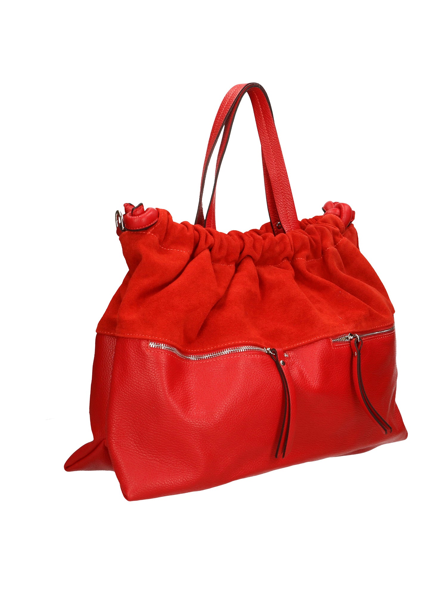 Firenze Borsa a mano da donna Vera pelle 01838-D08 ROSSO RED Gave Lux