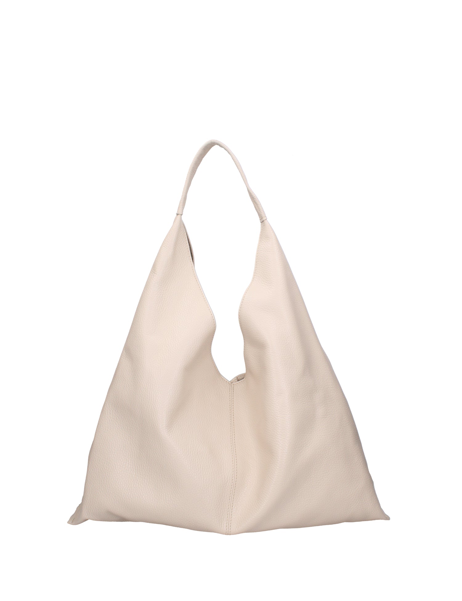 Borsa a mano da donna 100% vera pelle 07209-D37 LATTE Roberta Rossi