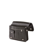 Borsa a mano unisex in vera pelle Made in Italy 4512-NERO Alessia Firenze