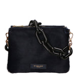 Borsa a spalla da donna Vera pelle di cavallino MYB-8021-FW-NOTTE My Best Bag
