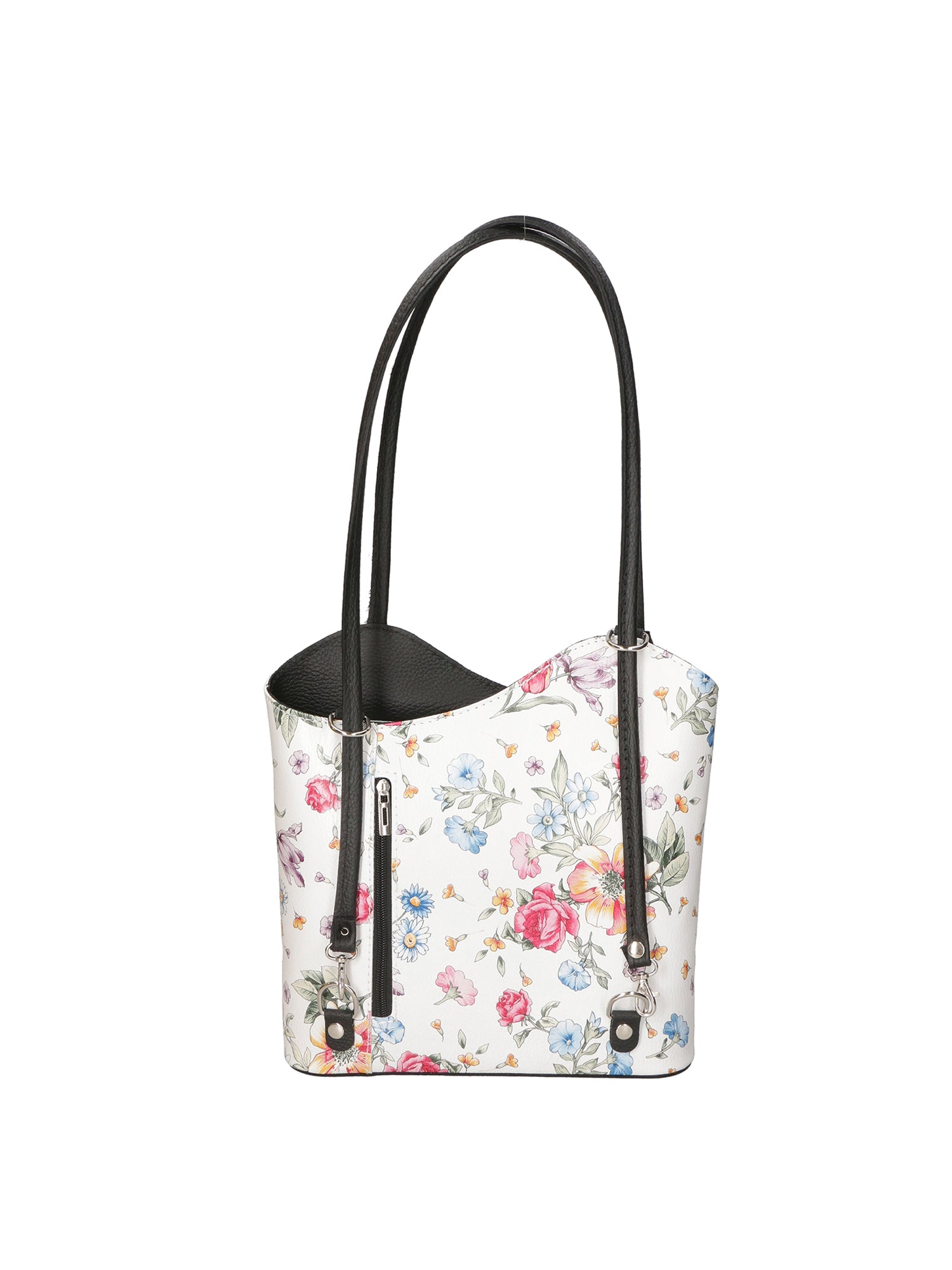 Elsa Borsa a spalla da donna Vera pelle 80056-D28 NERO BLACK Gave Lux