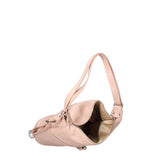 Women's White Convertible Shoulder Bag in Genuine Leather Made in Italy 30x26x9 cm