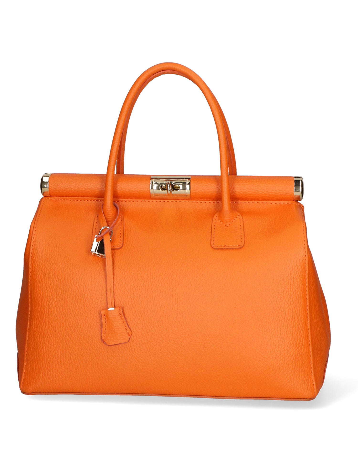 Aleria Borsa a mano da donna Vera pelle 8005-D29 ARANCIONE Gave Lux