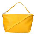 Ginevra Borsa a spalla da donna Vera pelle 05936-S04 GIALLO Gave Lux