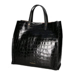 Borsa a mano da donna Pelle stampata cocco MYB-6028-FW-C28 NERO My Best Bag