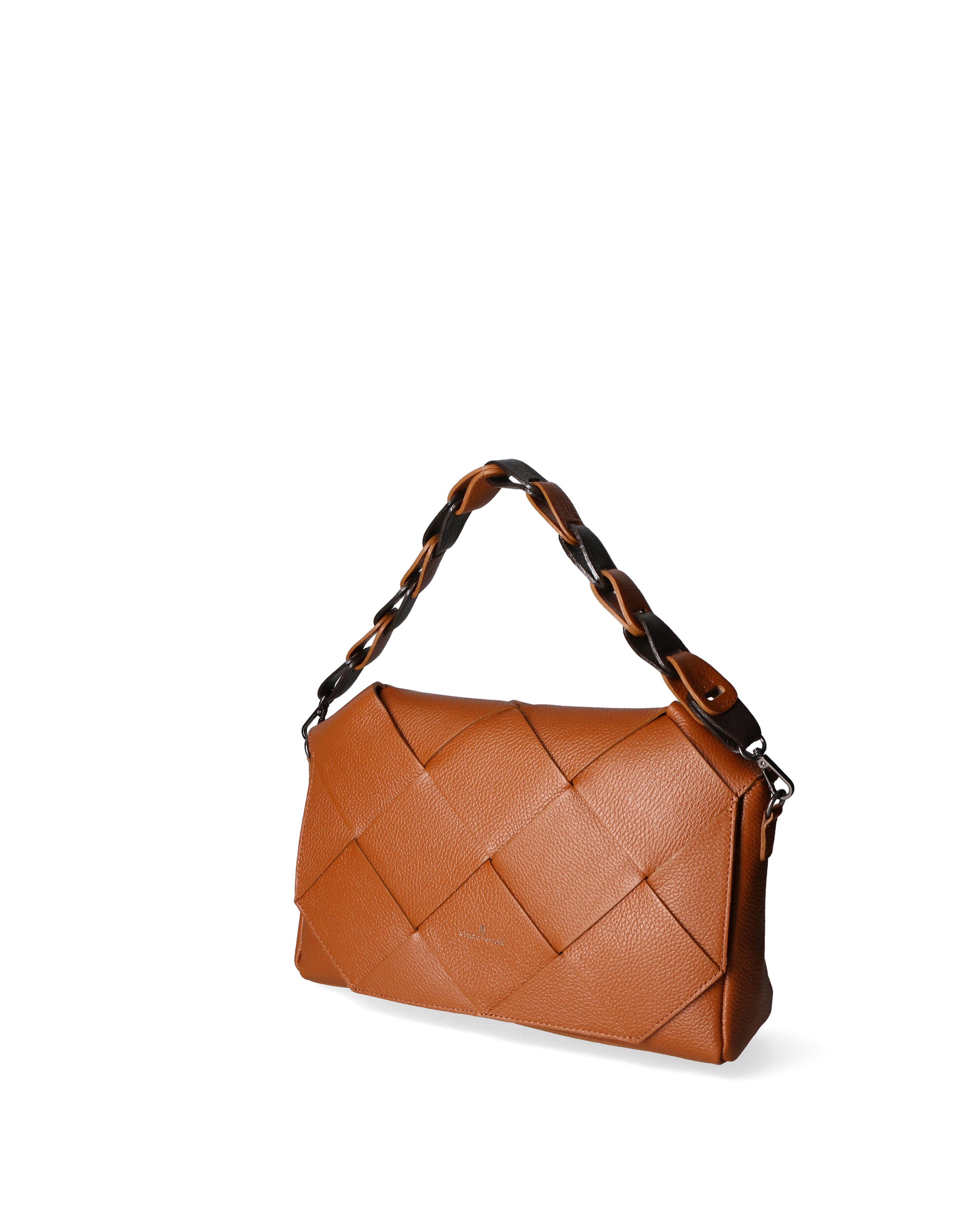 Valenza Ultra Borsa a spalla da donna Vera pelle 04155-D05 CAPPUCCINO Chiara Ferretti