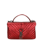 Volterra Borsa a tracolla da donna Vera Pelle 1626-ROSSO Gave Lux