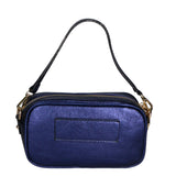 Borsa a tracolla da donna Vera pelle MYB-7031-SS-AZZURRO ME My Best Bag