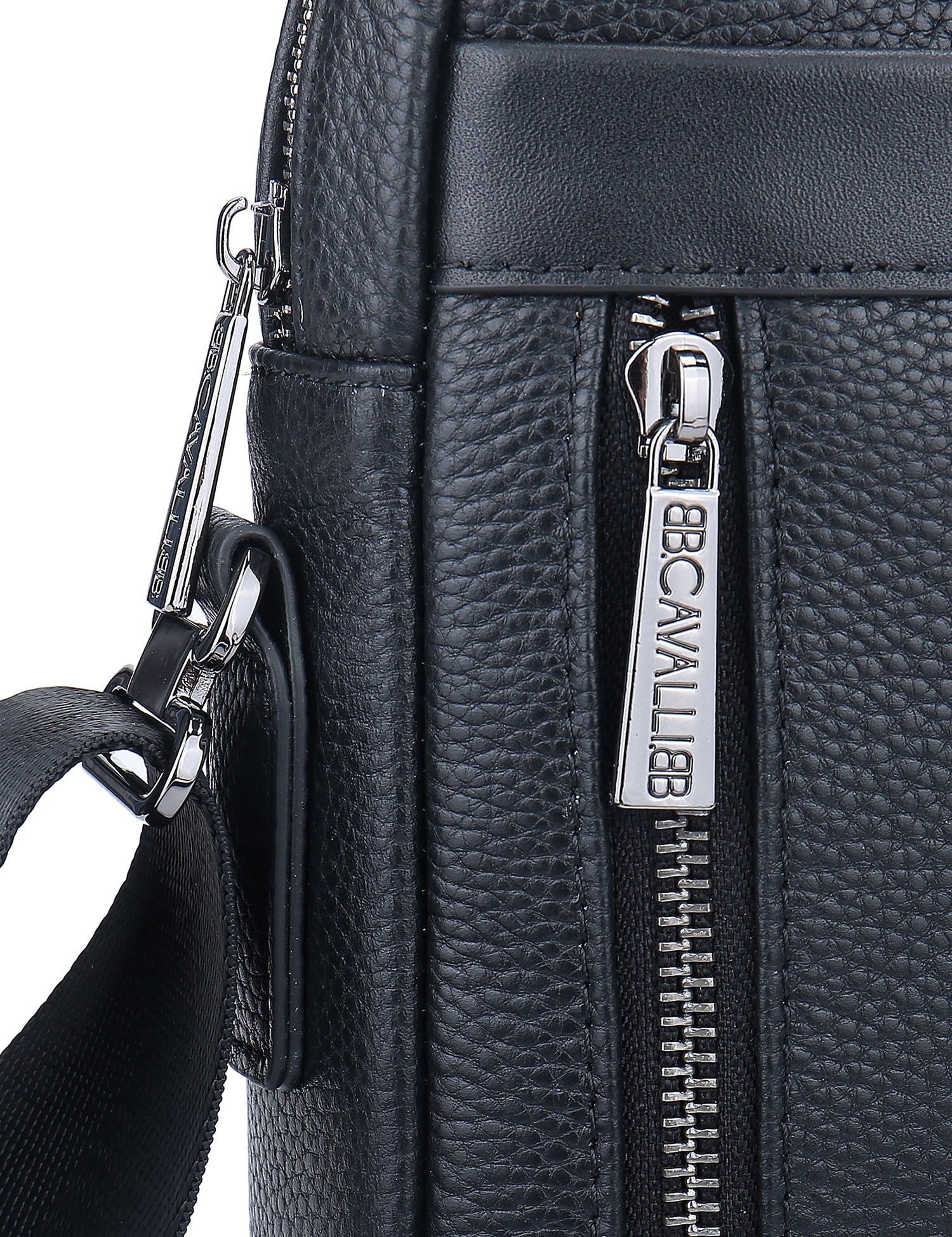Borsa a tracolla uomo vera pelle Casual BC1479-BLACK B Cavalli