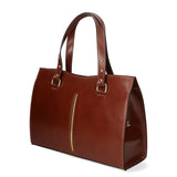 Frida Women's Handbag in Genuine Leather Made in Italy 28x38x12 cm