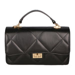 Vita Borsa a spalla da donna Vera pelle 06879-S28 NERO Gave Lux