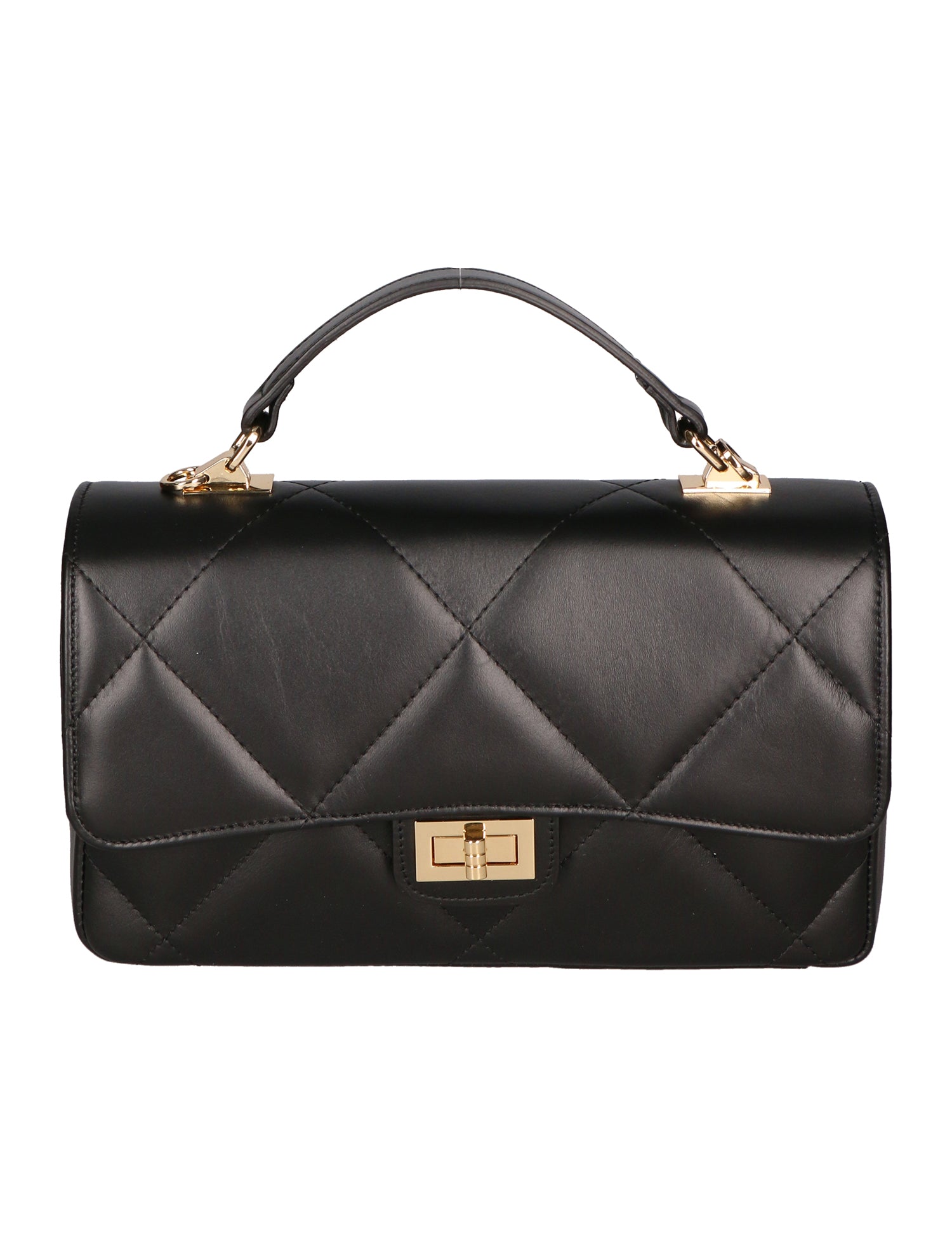 Vita Borsa a spalla da donna Vera pelle 06879-S28 NERO Gave Lux