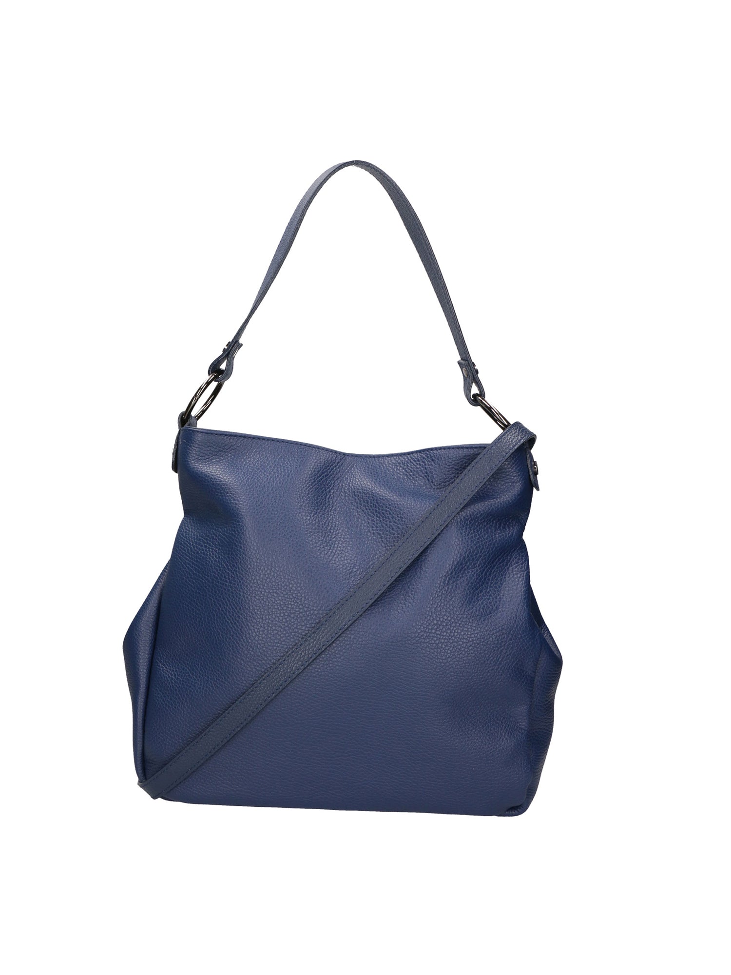 Bea Borsa a spalla da donna 100% pelle 05710-D24 BLU BLUE Gave Lux