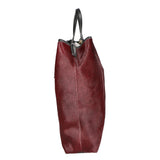 Borsa a mano da donna Vera pelle MYB-8053-FW-BORGOGNA My Best Bag