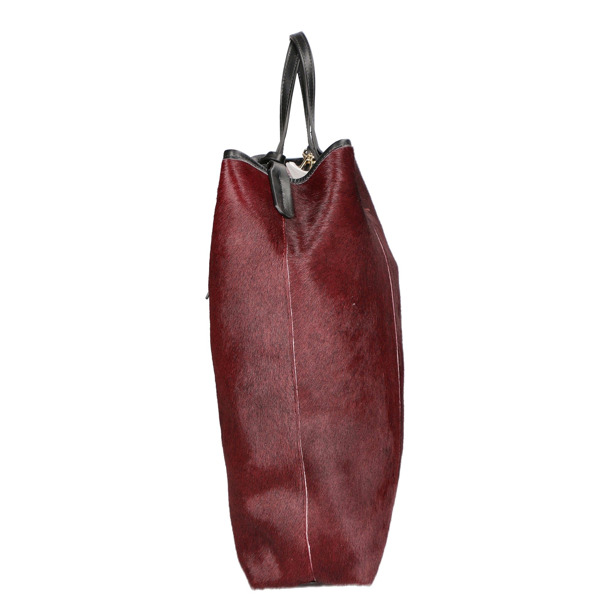 Borsa a mano da donna Vera pelle MYB-8053-FW-BORGOGNA My Best Bag