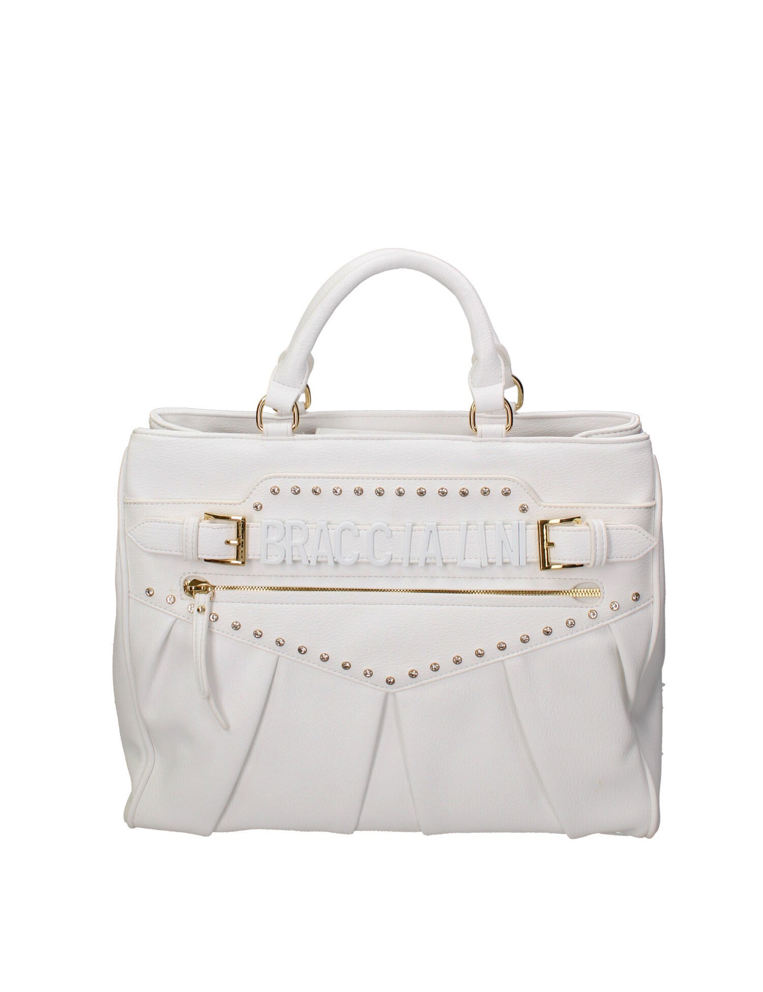 Ameliae Borsa a mano da donna 100% poliuretano B17133-BIANCO Braccialini