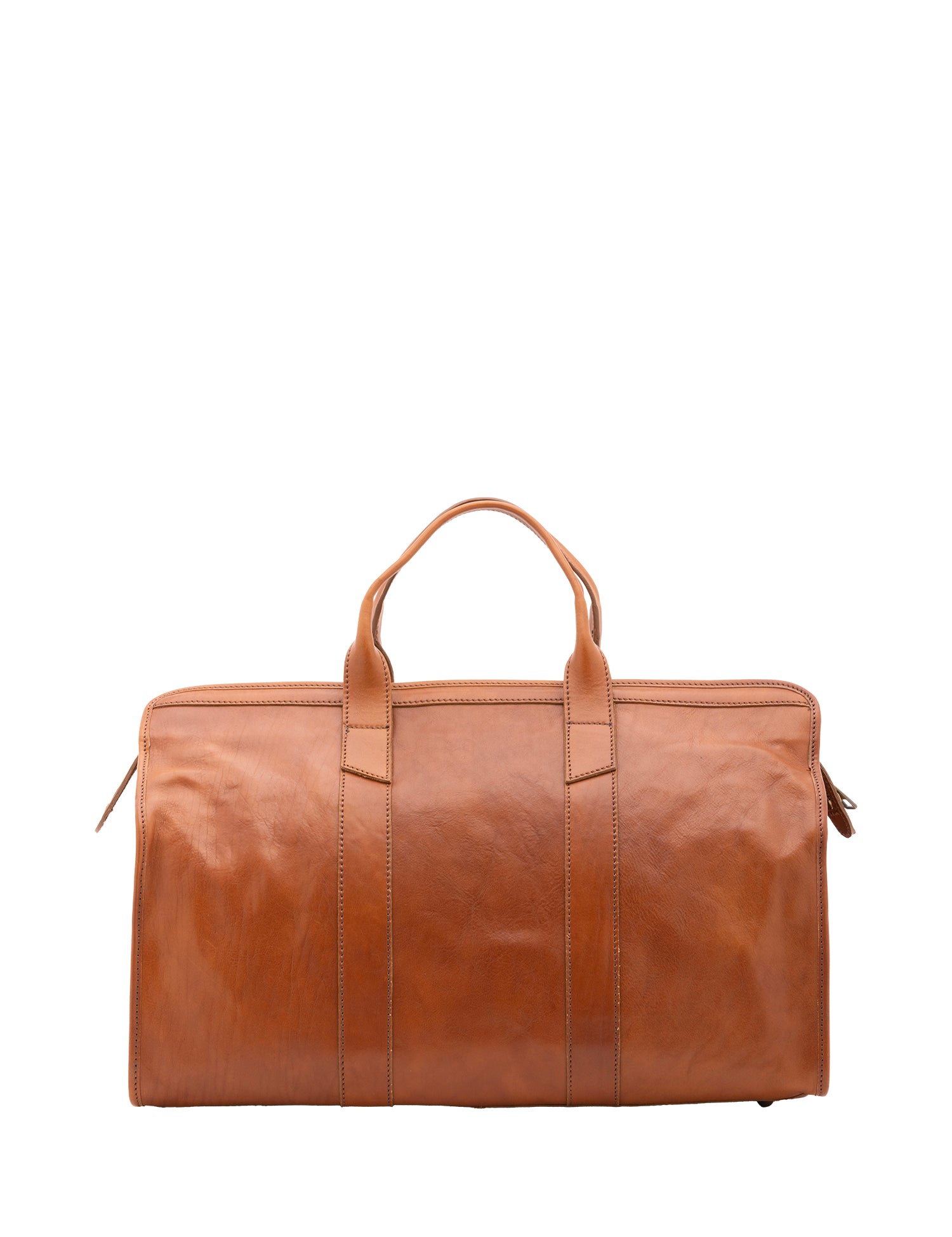 Borsa da viaggio unisex in vera pelle 100% cotone 4091-MIELE Alessia Firenze