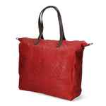 Emerenziana Borsa a spalla da donna Vera pelle 80058-ROSSO Gave Lux