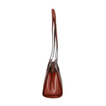 Edera Chic Borsa a spalla da donna Vera pelle 9120-ROSSO Gave Lux