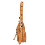 Galatea Borsa a spalla da donna Vera pelle 05708-D44 CUOIO COGNAC Gave Lux